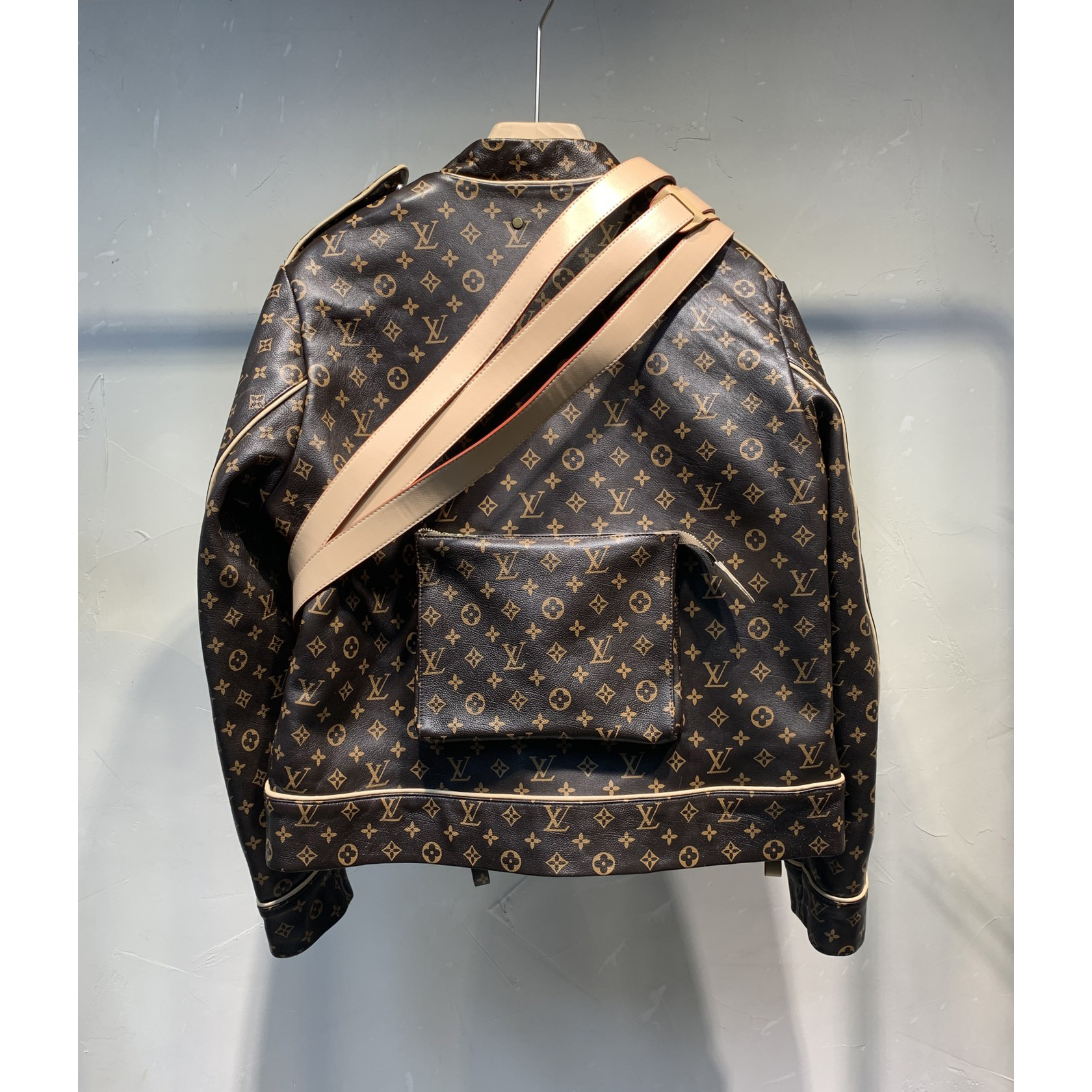 Louis Vuitton Monogram Embossed Utility Jacket - EUR FASHION