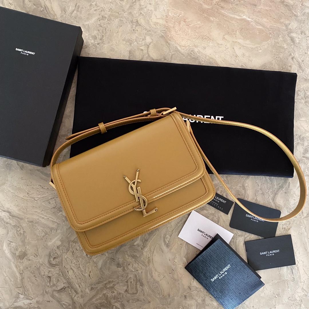 Saint Laurent Solferino Medium Satchel In Box Saint Laurent Leather(23-16-6cm) - EUR FASHION