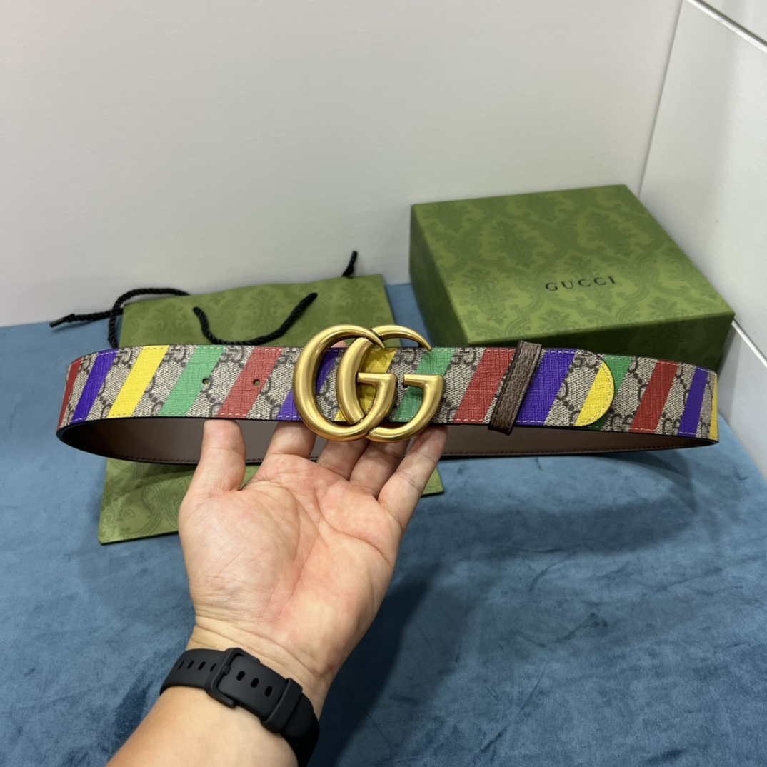 Gucci Criss-Cross Belt With Double G - EUR FASHION