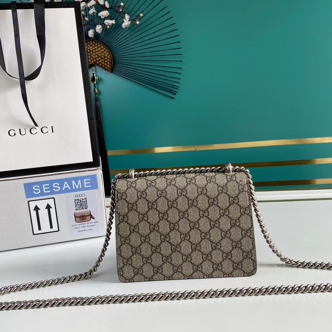 Gucci Dionysus GG Supreme Mini Bag(20-15.5-5cm) - EUR FASHION
