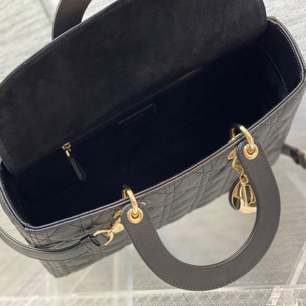 Dior Large Lady Dior Bag   (32-12-24cm)M0567 - EUR FASHION