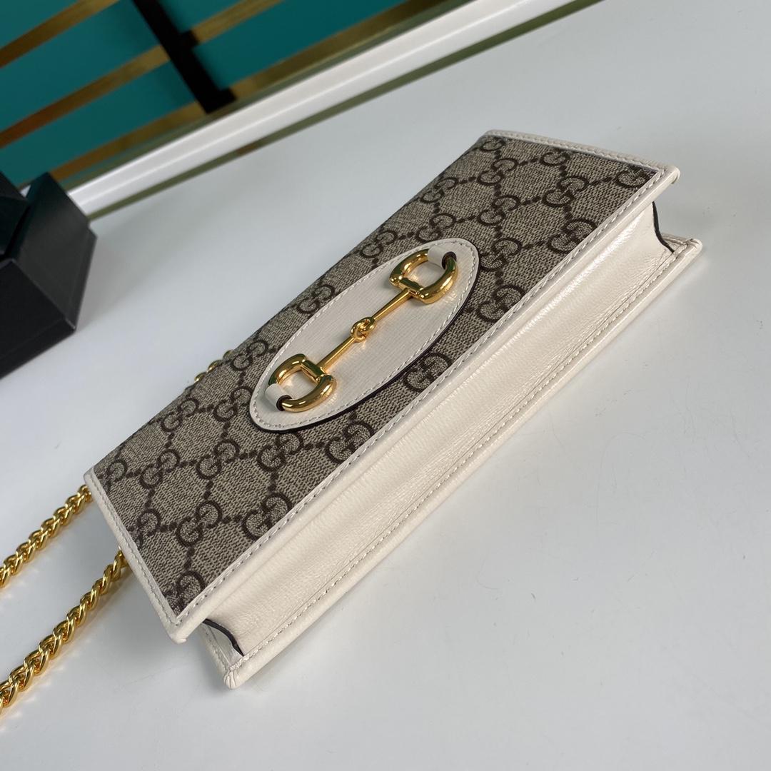 Gucci Horsebit 1955 Wallet With Chain(19-10-4cm) - EUR FASHION
