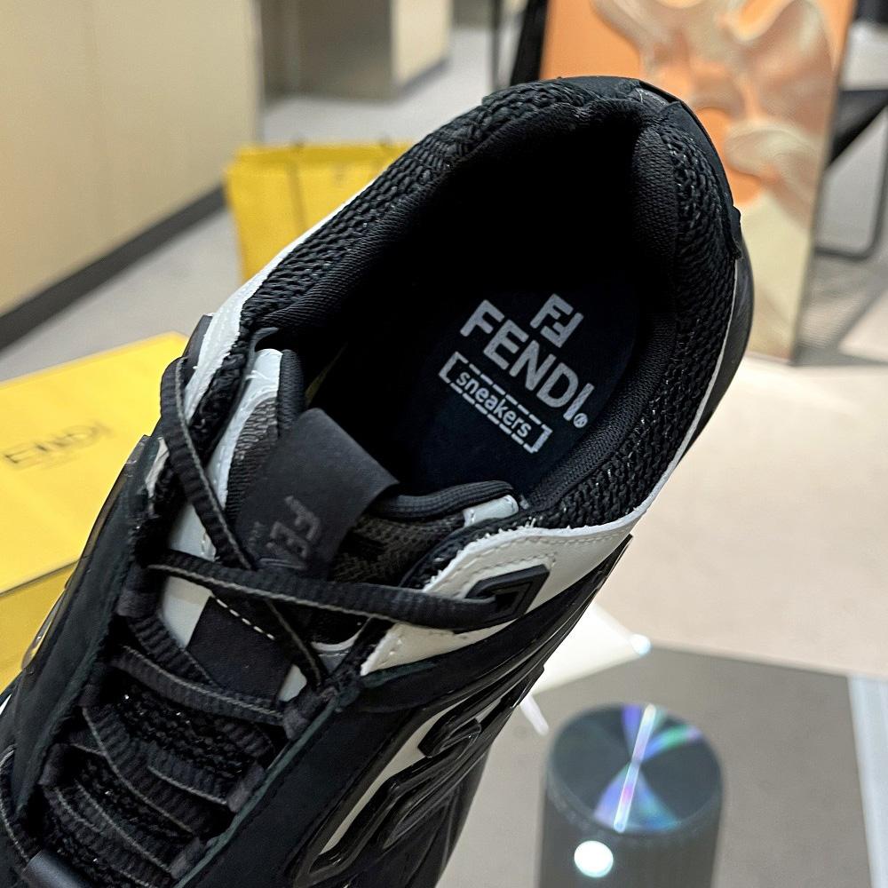 Fendi Faster Trainers Leather Low-Tops Sneakers - EUR FASHION