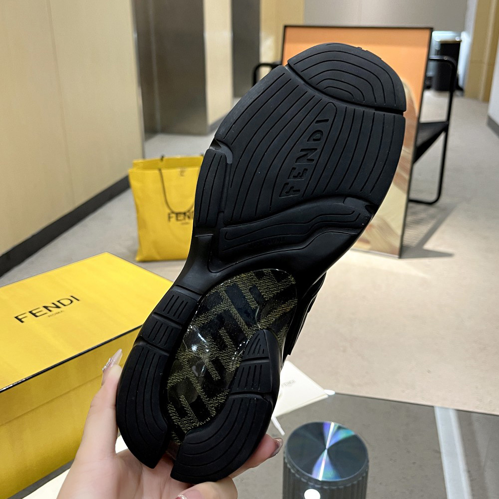Fendi Faster Trainers Leather Low-Tops Sneakers - EUR FASHION