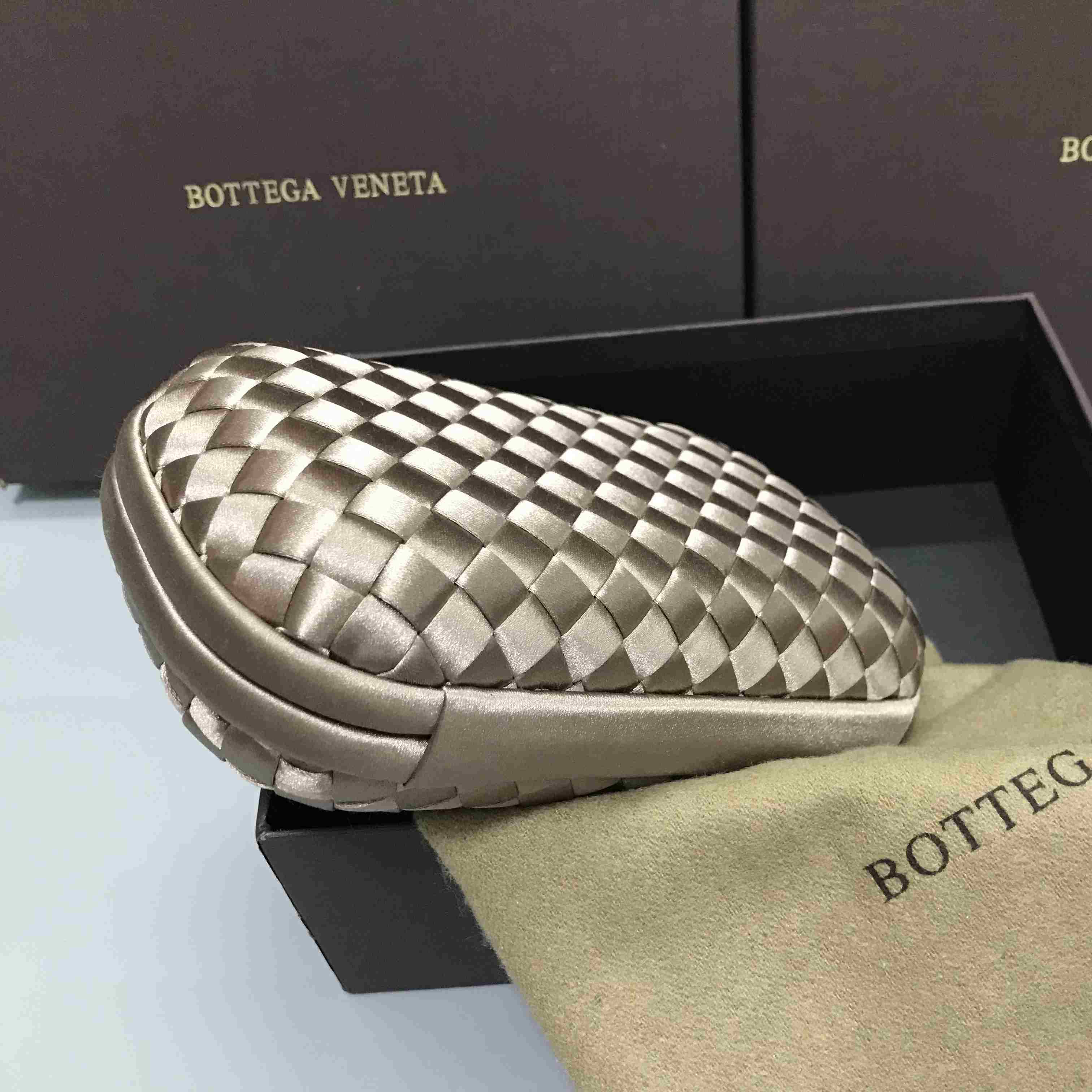 Bottega Veneta Pochette Knot Silk Clutch Bag(16.5-10-5cm)   B7750 - EUR FASHION