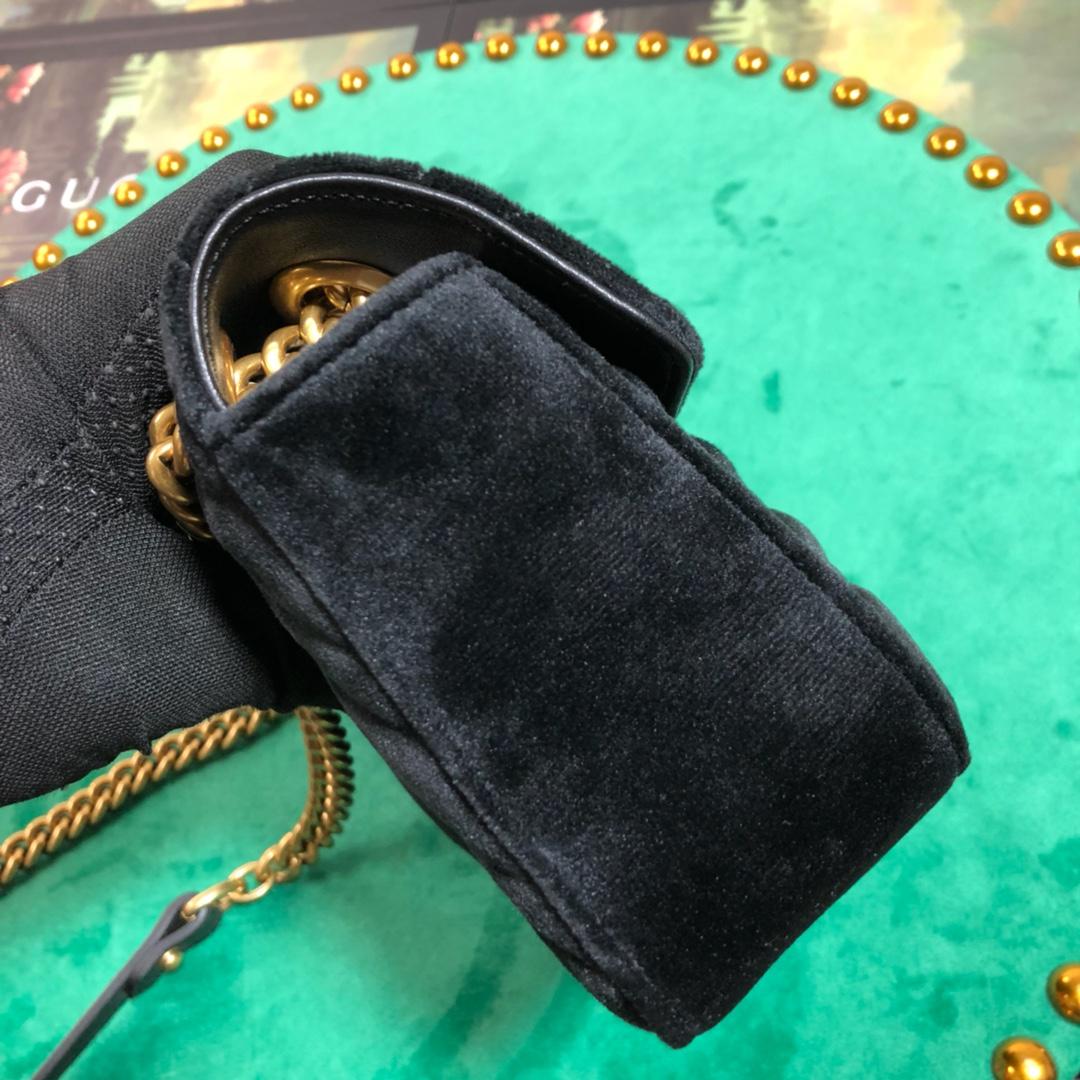 Gucci GG Marmont Mini Shoulder Bag(22-13-6cm) - EUR FASHION