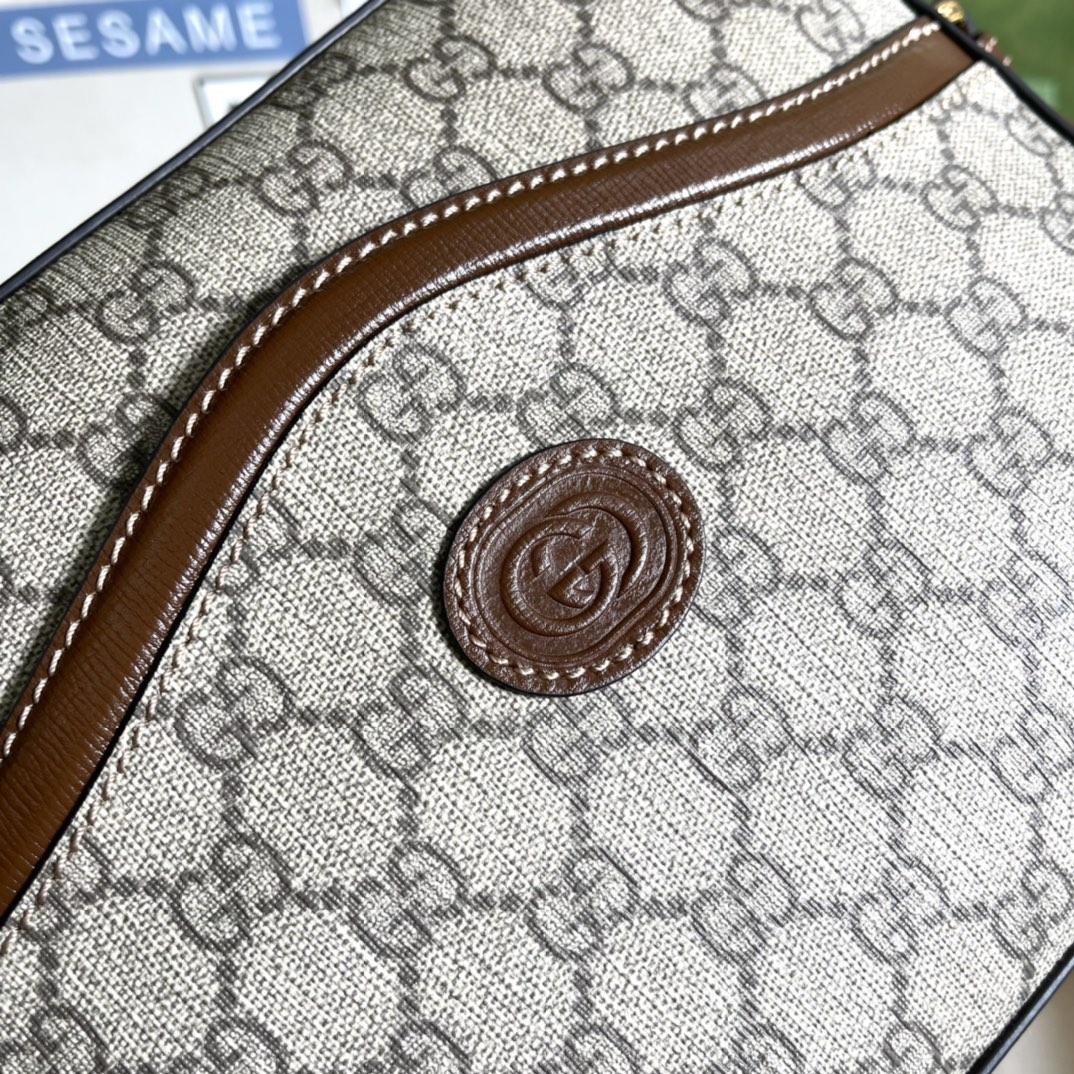 Gucci Messenger Bag With Interlocking G(25.5-20-6cm) - EUR FASHION