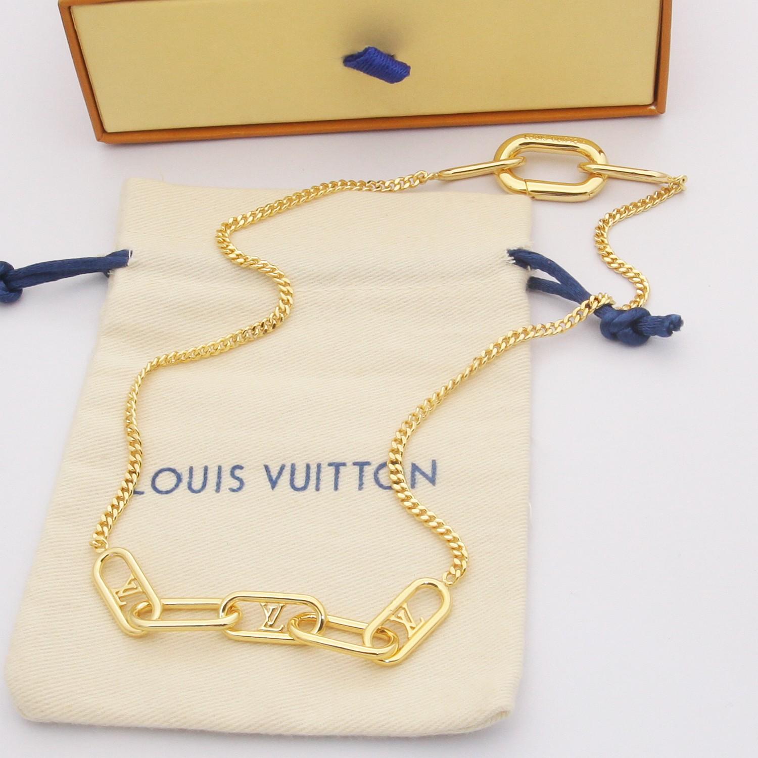 Louis Vuitton Mini Signature Chain Necklace   M00324 - EUR FASHION