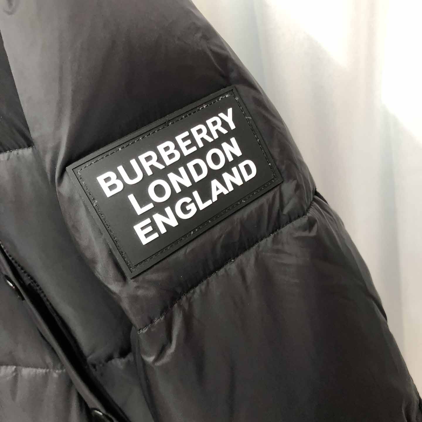 Burberry Logo Appliqué Nylon Puffer Coat - EUR FASHION