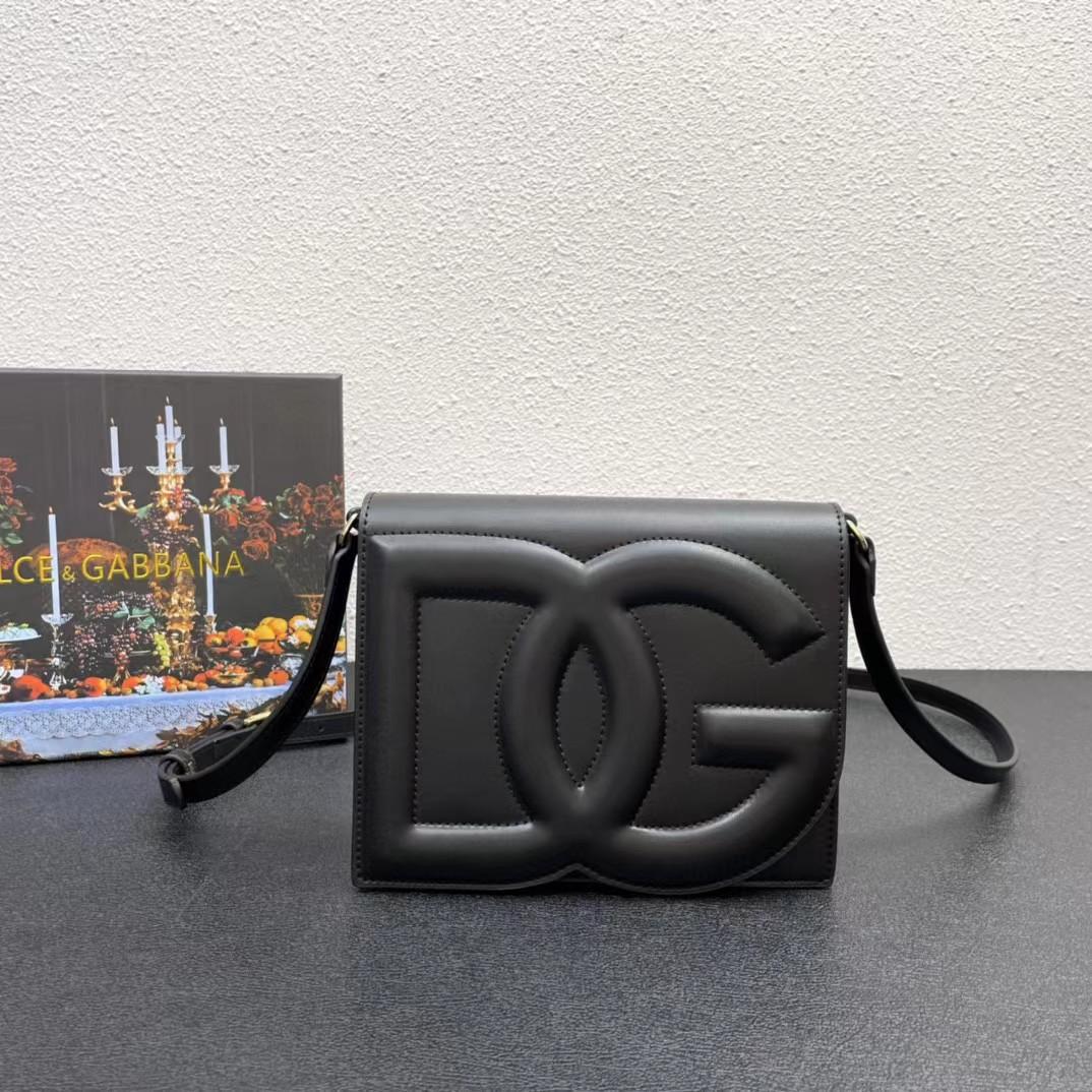Dolce & Gabbana Calfskin DG Logo Crossbody Bag(20-16-5cm) - EUR FASHION