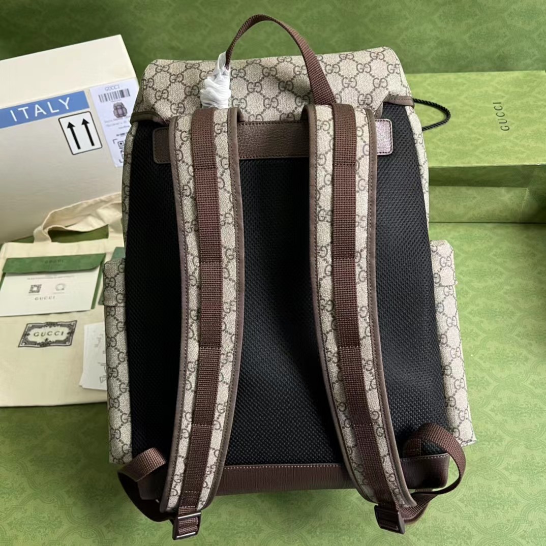 Gucci GG Skateboard Backpack With Web - EUR FASHION