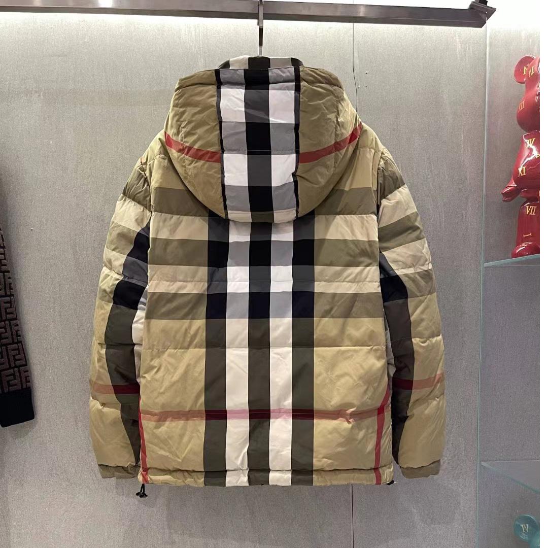 Burberry Reversible Exaggerated Check Nylon Puffer Jacket - EUR FASHION