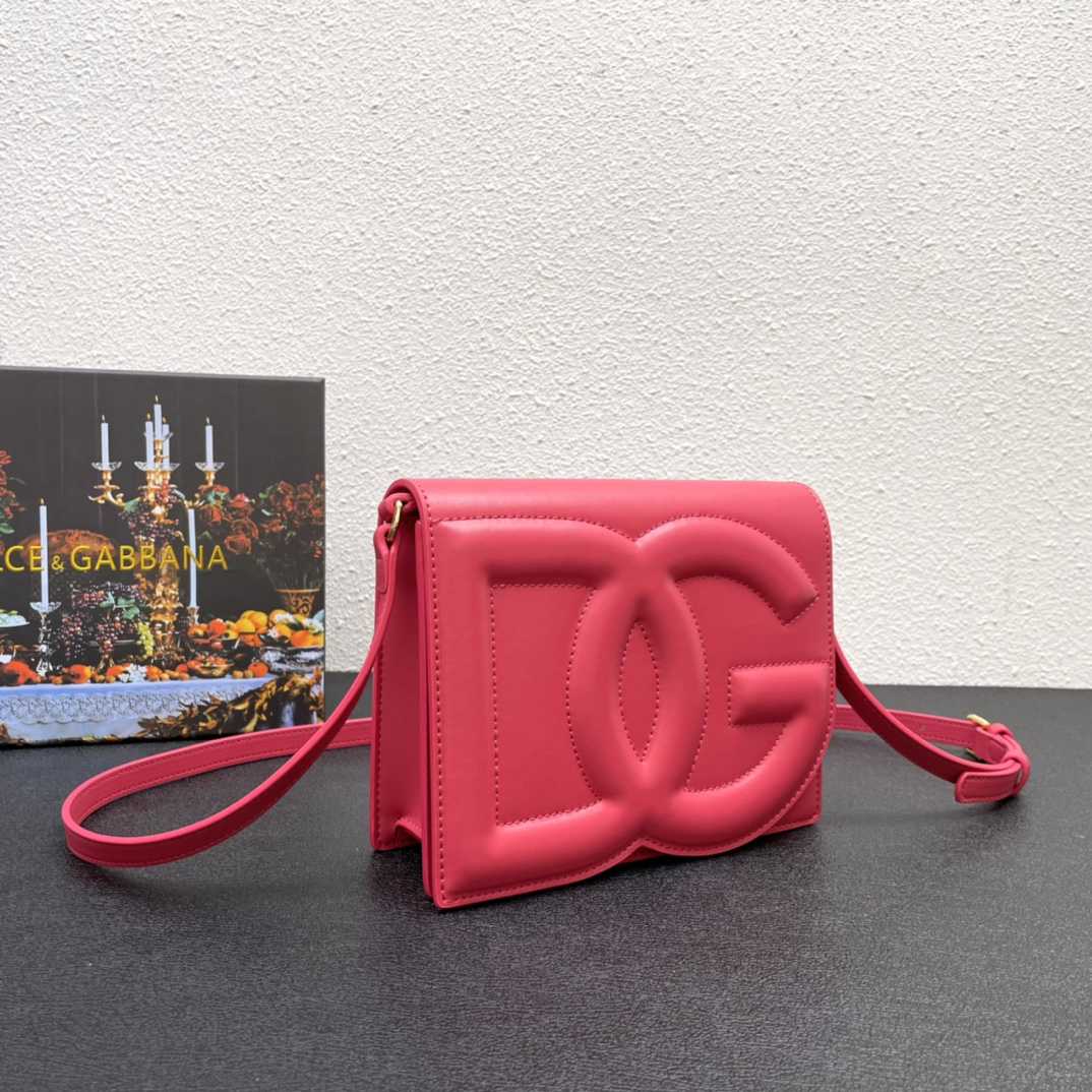 Dolce & Gabbana Calfskin DG Logo Crossbody Bag(20-16-5cm) - EUR FASHION