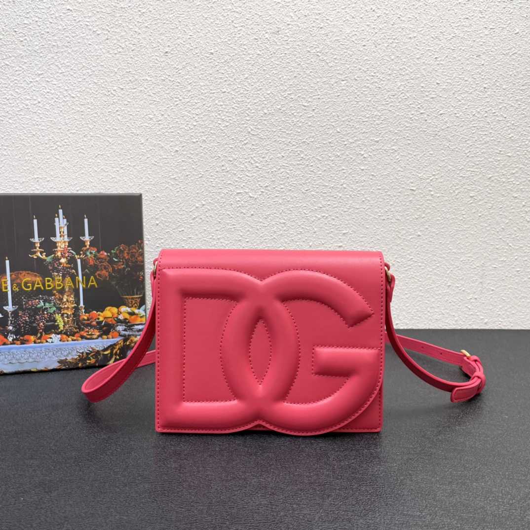 Dolce & Gabbana Calfskin DG Logo Crossbody Bag(20-16-5cm) - EUR FASHION