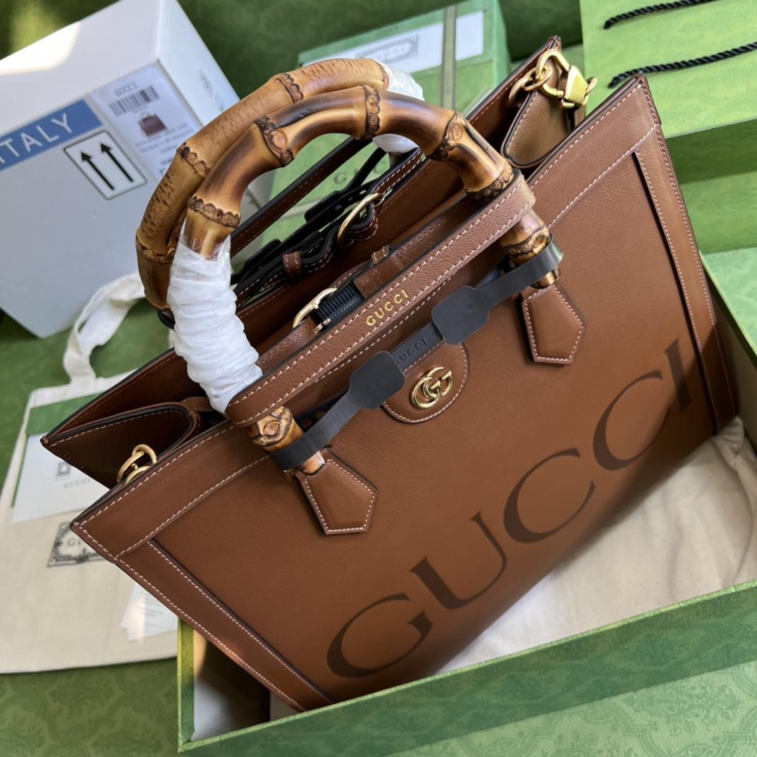 Gucci Diana Medium Top Handle Bag(35-30-14cm) - EUR FASHION