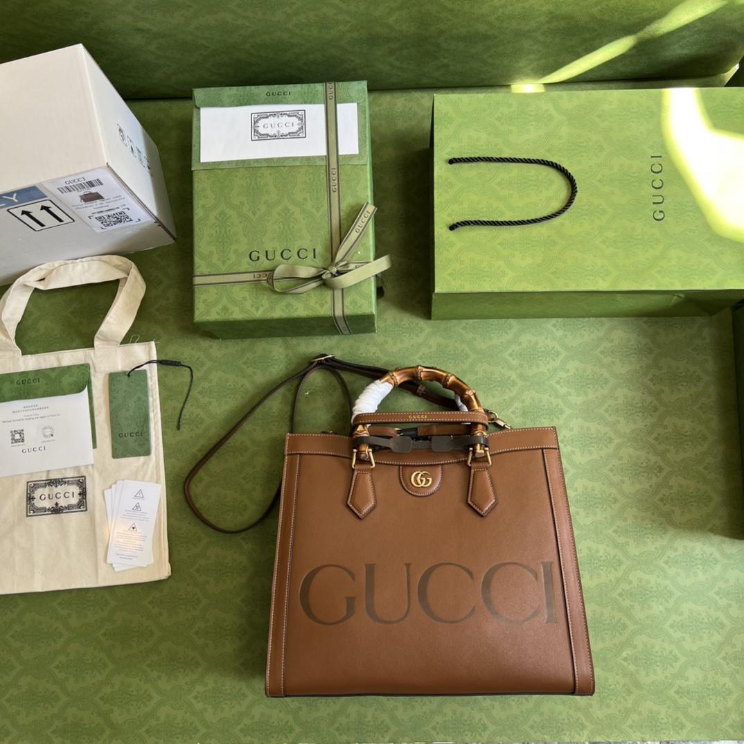 Gucci Diana Medium Top Handle Bag(35-30-14cm) - EUR FASHION