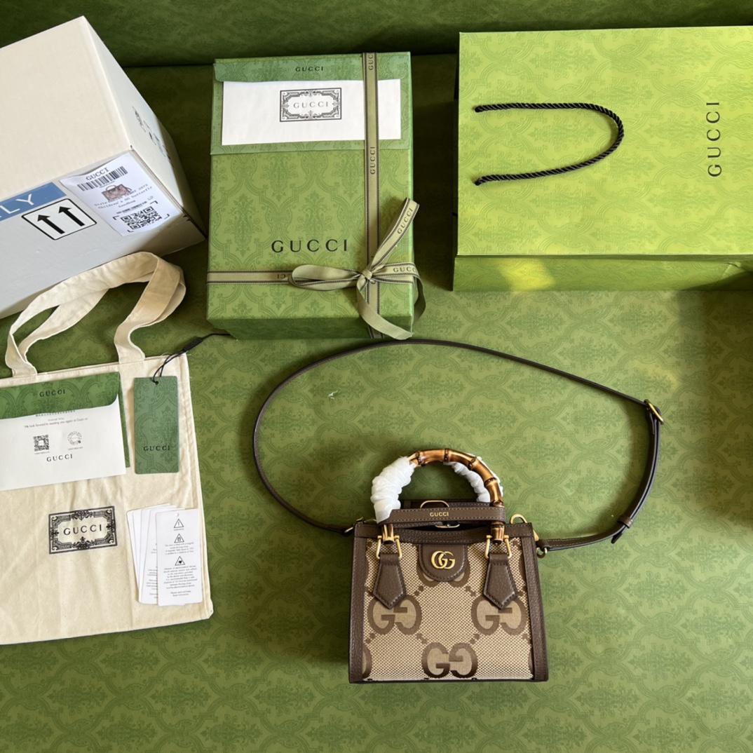 Gucci GG Diana Tote Bag（20-16-10CM） - EUR FASHION