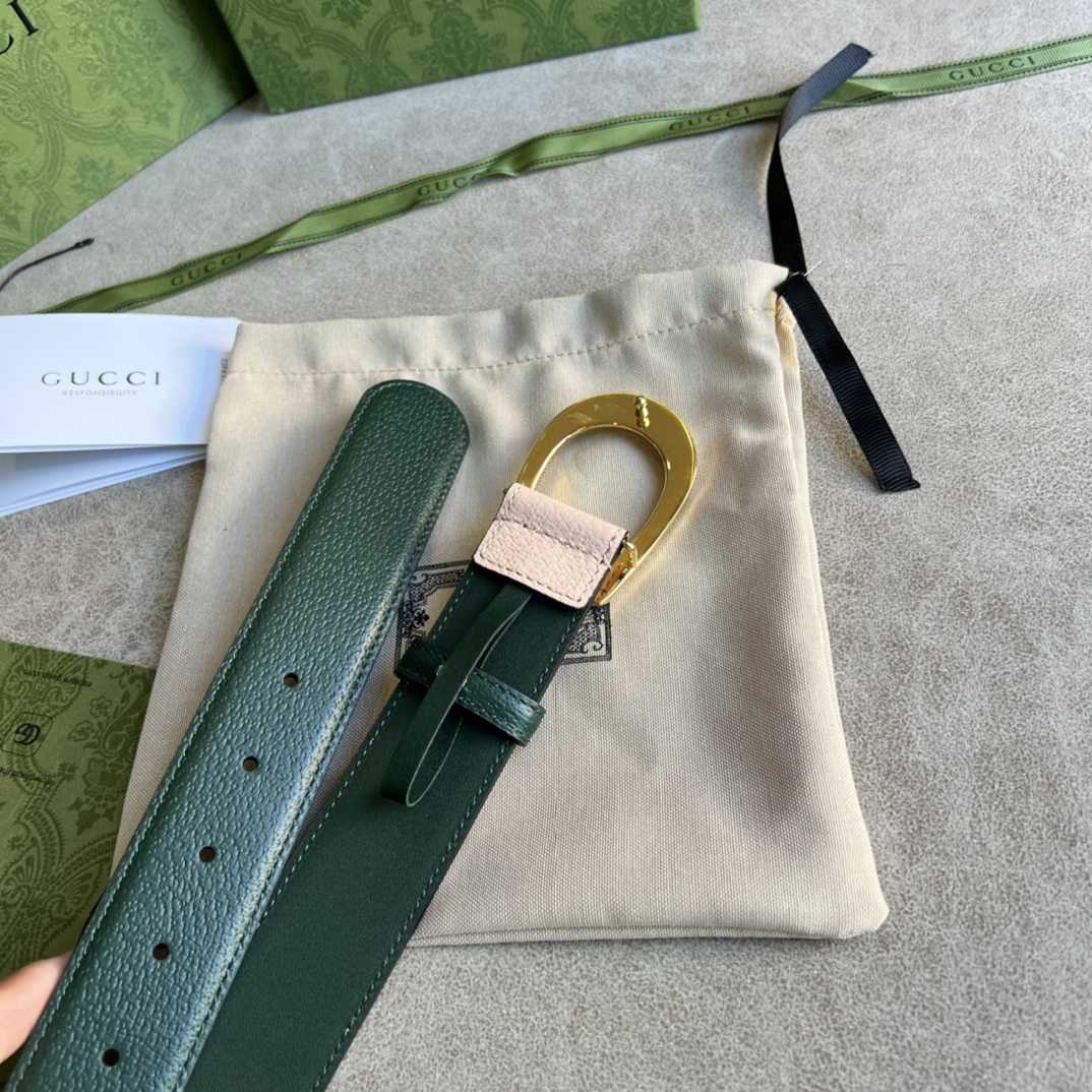 Gucci Two-Tone Belt With G Buckle - EUR FASHION
