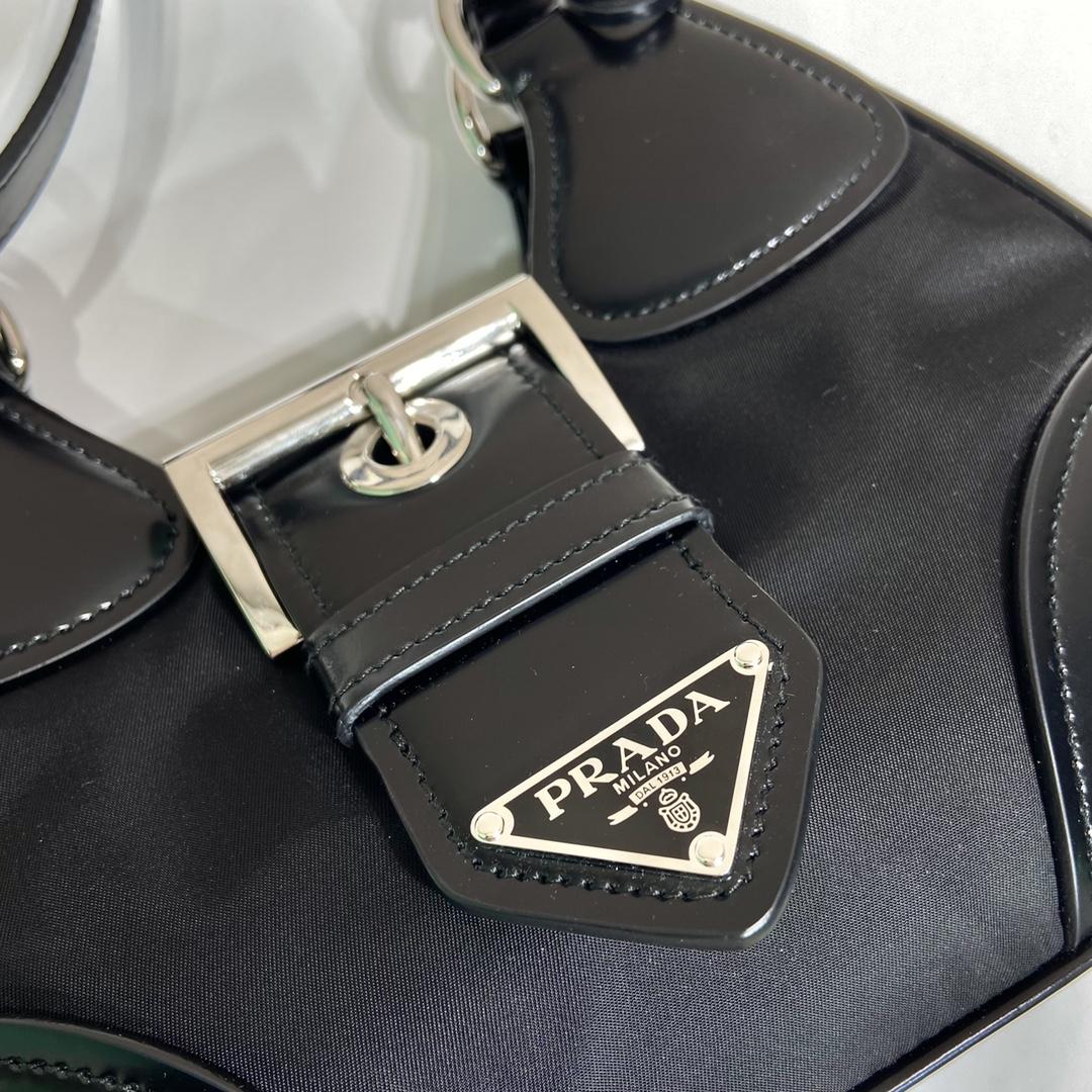 Prada Moon Re-Nylon And Leather Bag(22.5-16-7.5cm) - EUR FASHION