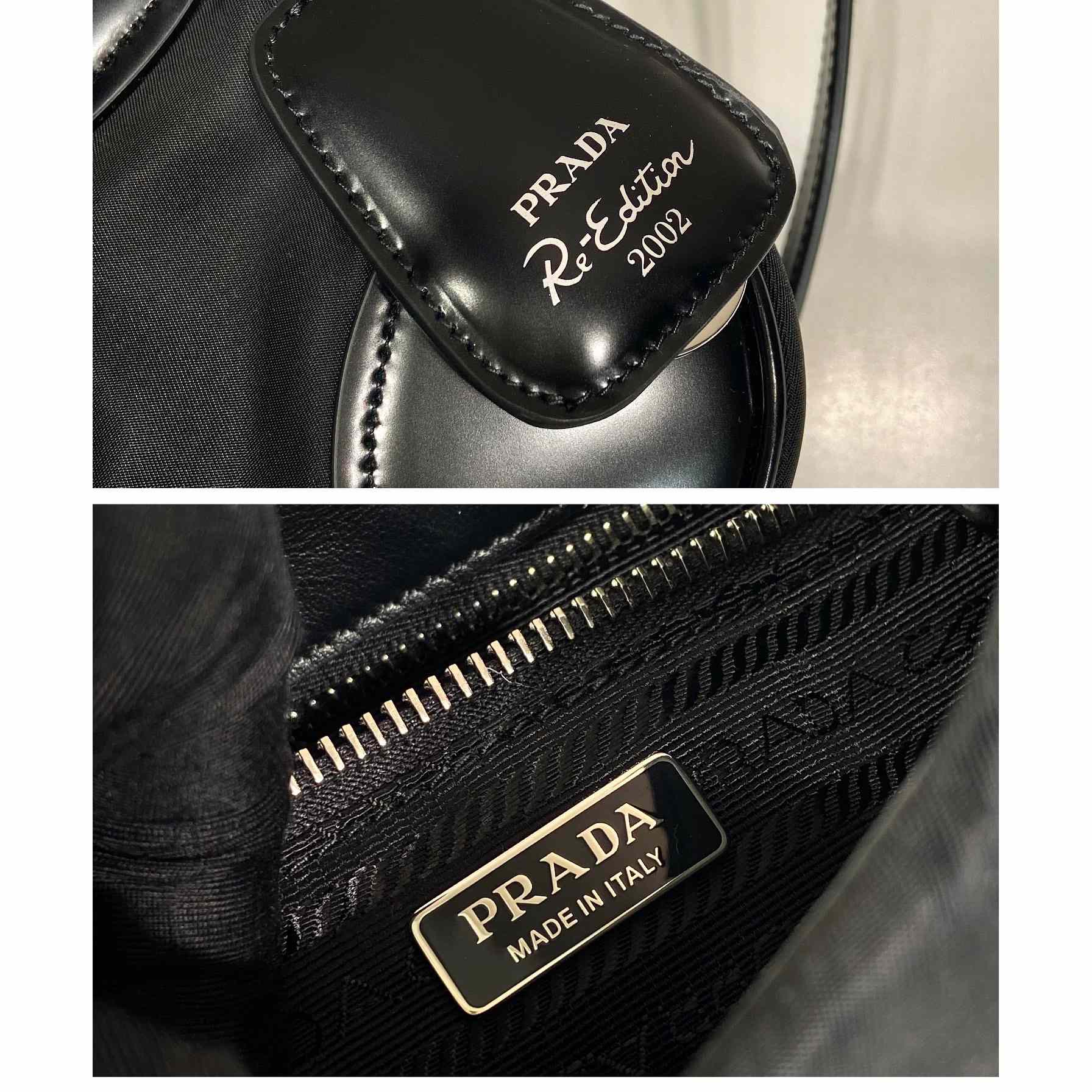 Prada Moon Re-Nylon And Leather Bag(22.5-16-7.5cm) - EUR FASHION