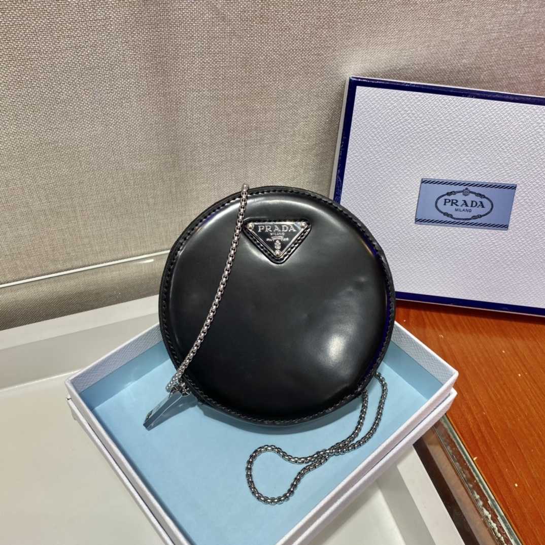 Prada Logo Leather Shoulder Bag(12-12-2cm) - EUR FASHION