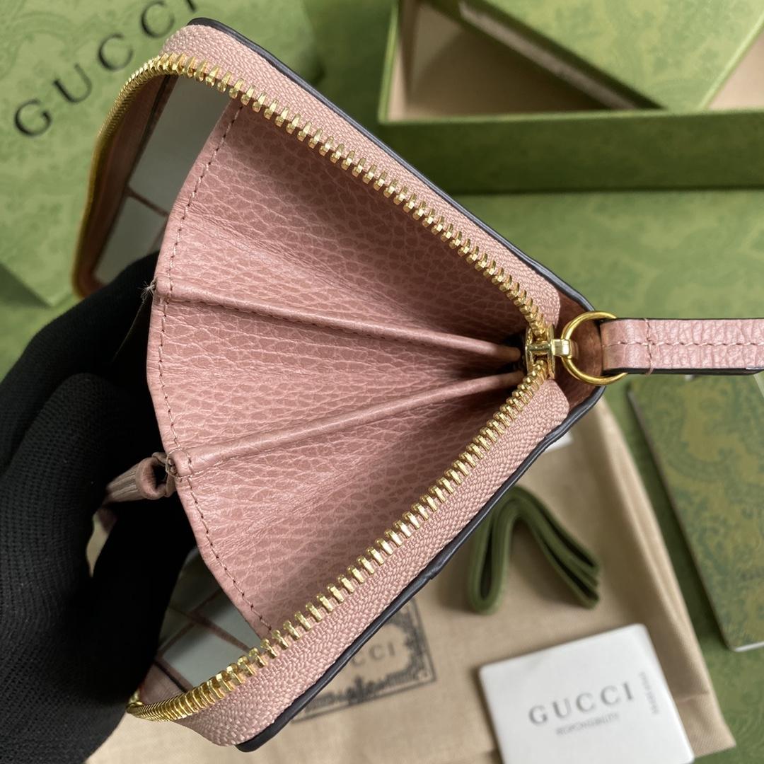 Gucci GG Marmont Zip Around Wallet(19-10-3.5cm)    - EUR FASHION
