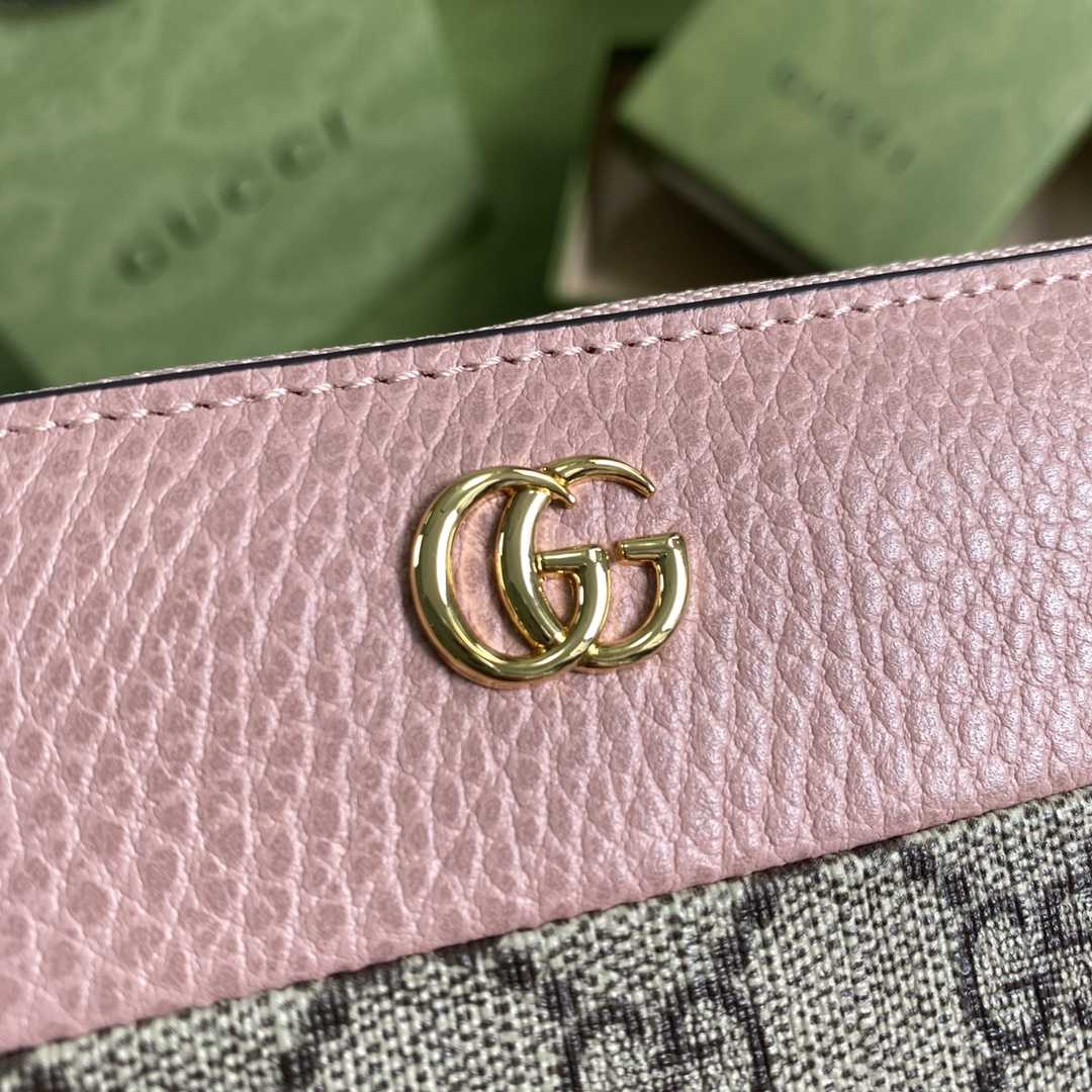 Gucci GG Marmont Zip Around Wallet(19-10-3.5cm)    - EUR FASHION