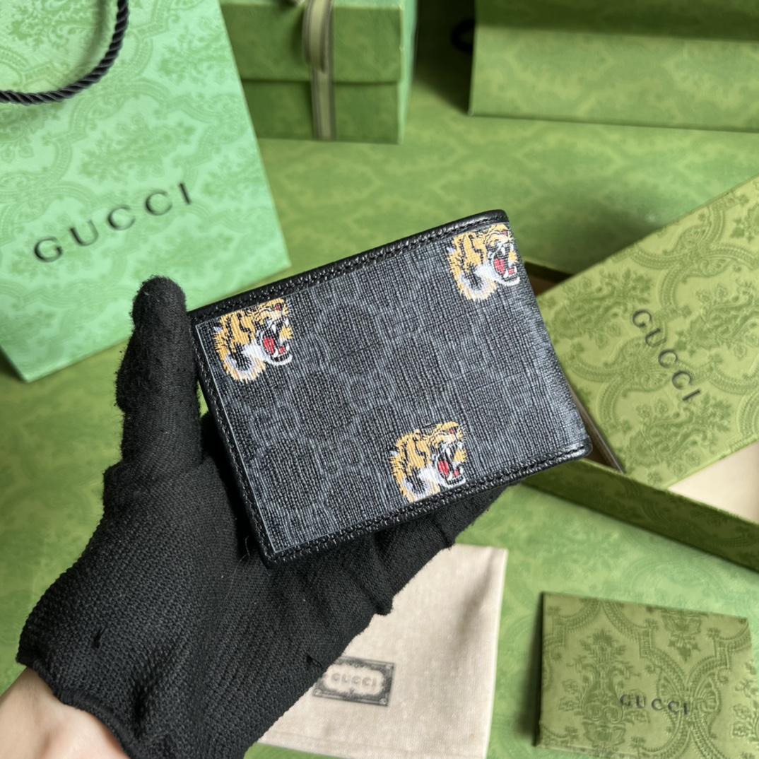 Gucci Wallet With Tiger Print(11-8.5-3cm)    - EUR FASHION