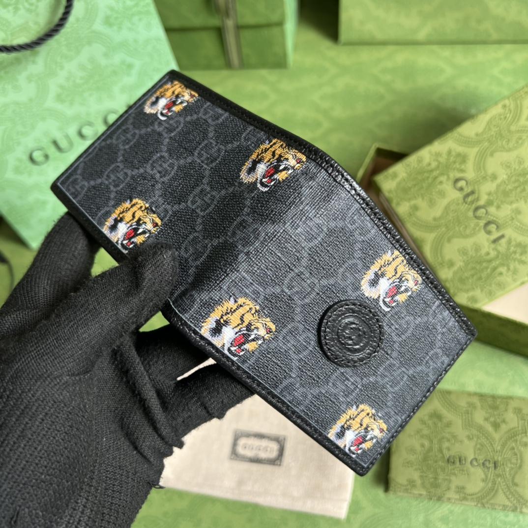Gucci Wallet With Tiger Print(11-8.5-3cm)    - EUR FASHION