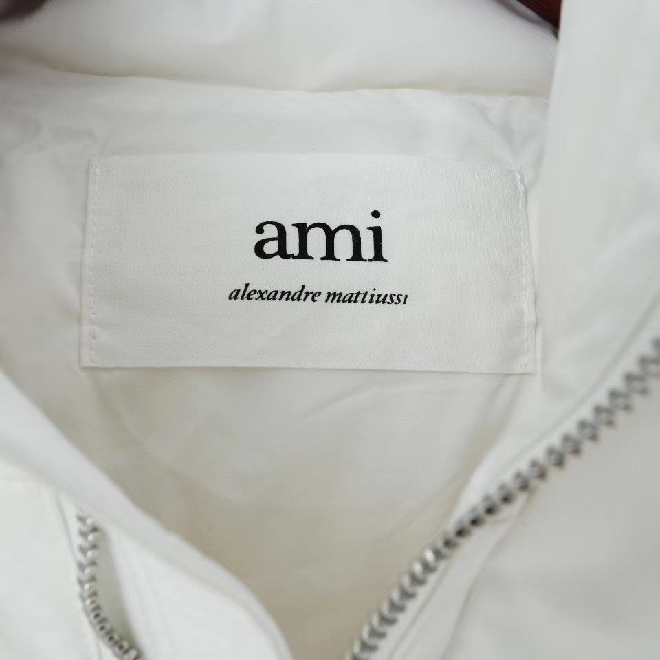Ami Paris Ami de Coeur-patch padded jacket - EUR FASHION