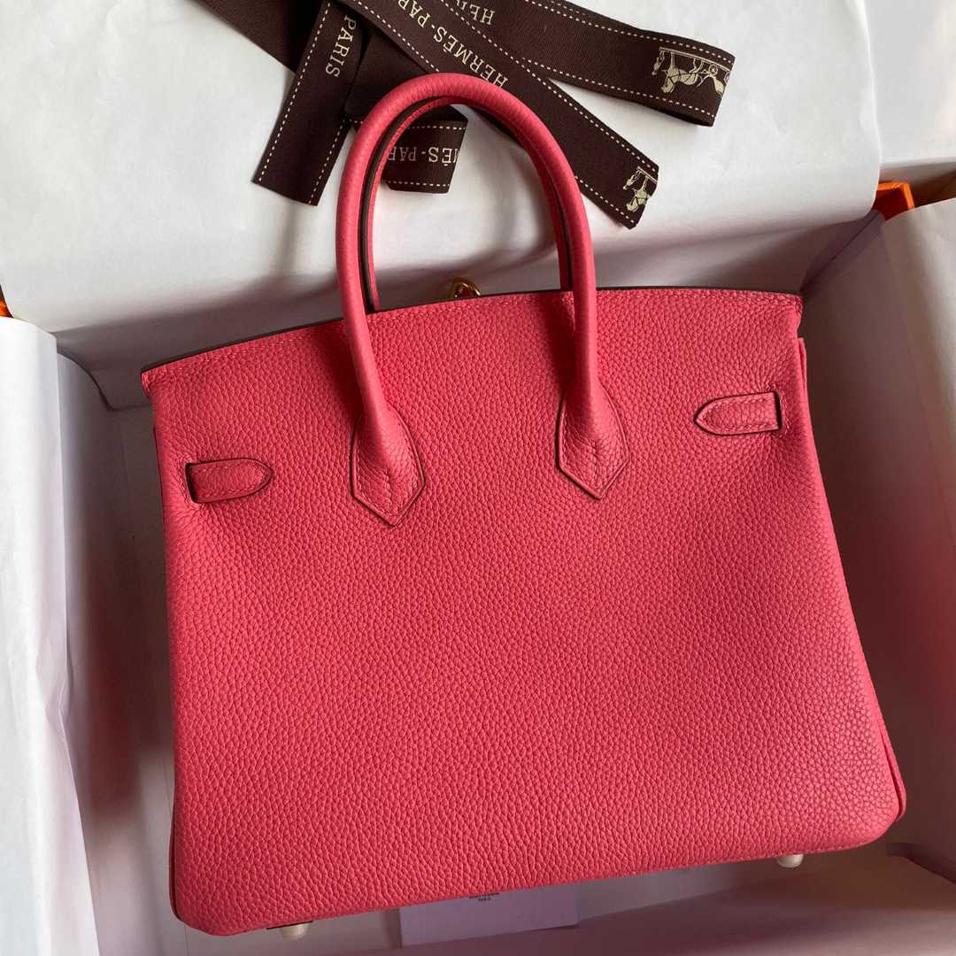 Hermes Birkin 30 Fjord Leather Handbag （25-20-13CM） - EUR FASHION