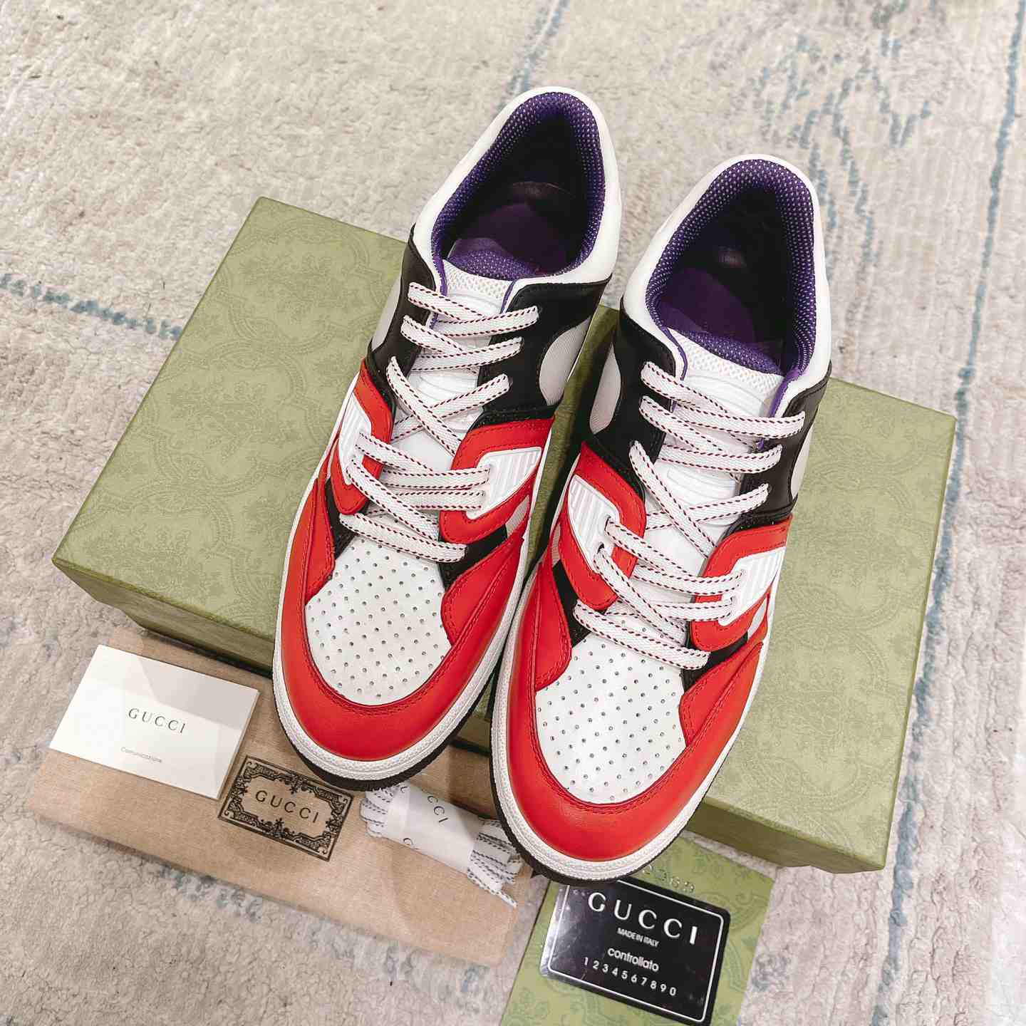 Gucci Basket Sneaker With lnterlocking G  - EUR FASHION