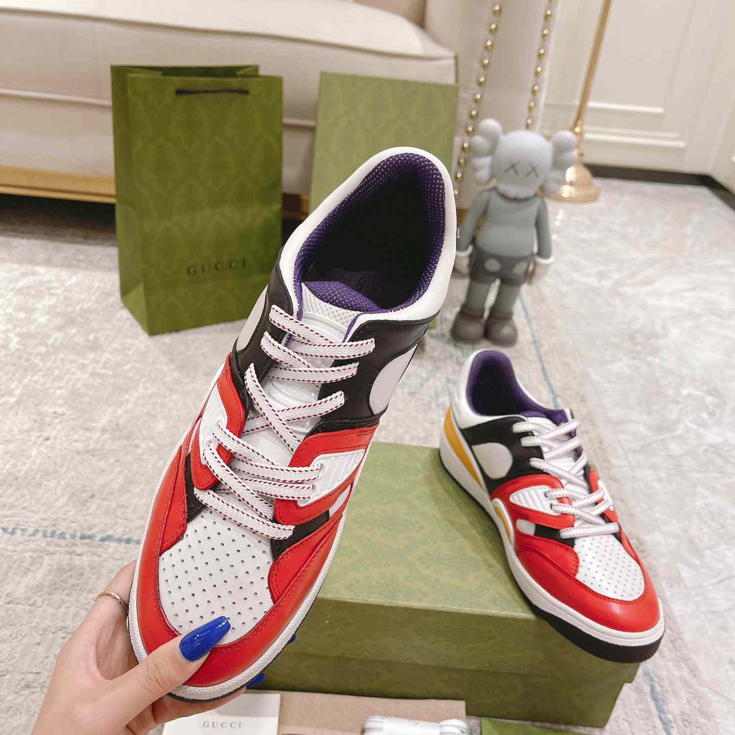 Gucci Basket Sneaker With lnterlocking G  - EUR FASHION