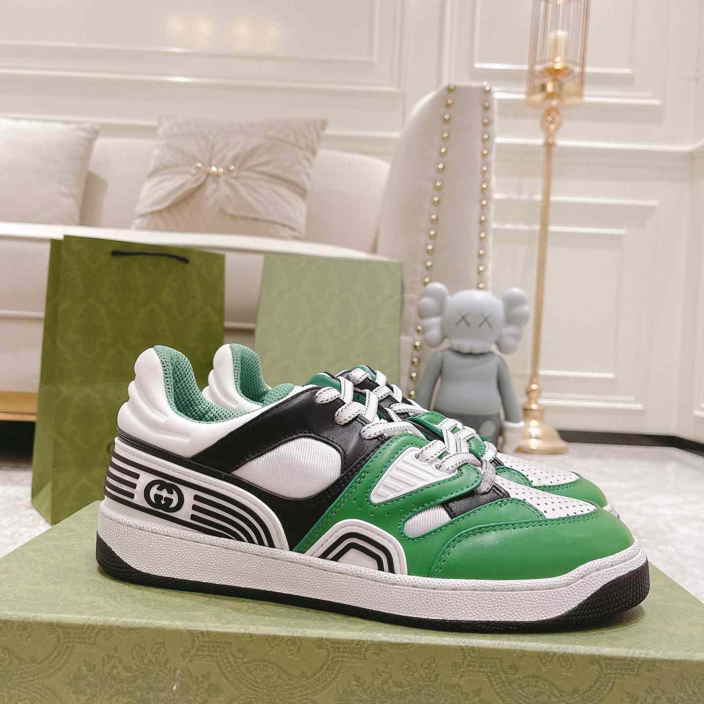 Gucci Basket Sneaker With lnterlocking G  - EUR FASHION