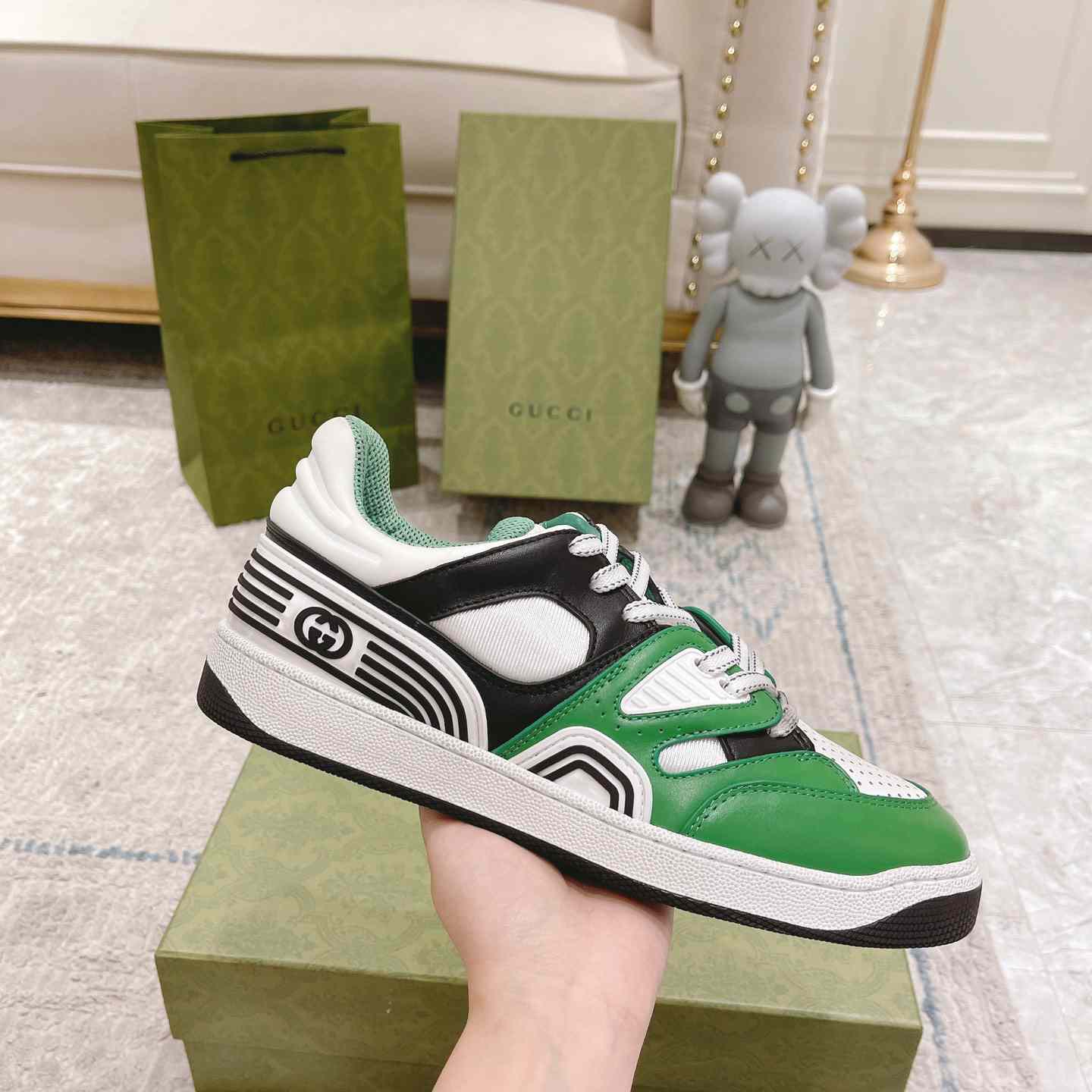 Gucci Basket Sneaker With lnterlocking G  - EUR FASHION