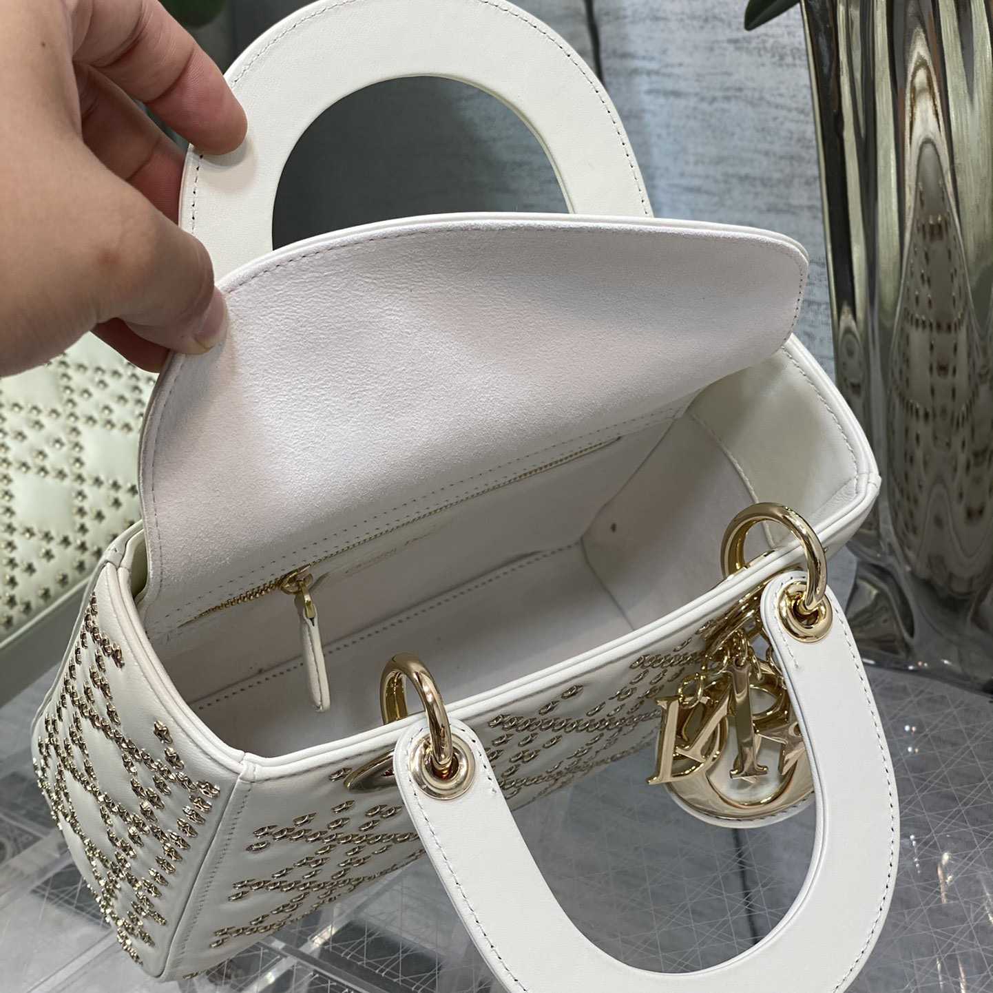 Dior Small Lady Dior Bag    20cm - EUR FASHION