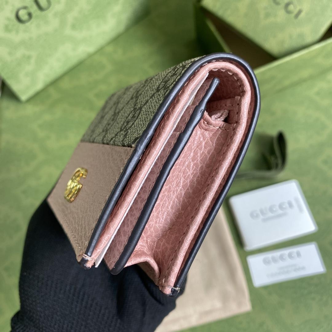 Gucci GG Marmont Card Case Wallet(11-9-3cm)    - EUR FASHION