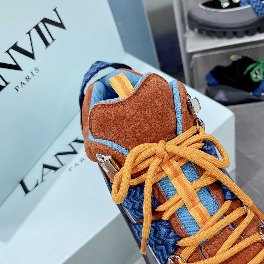 Lanvin Chunky-Sole Lace-Up Sneakers - EUR FASHION