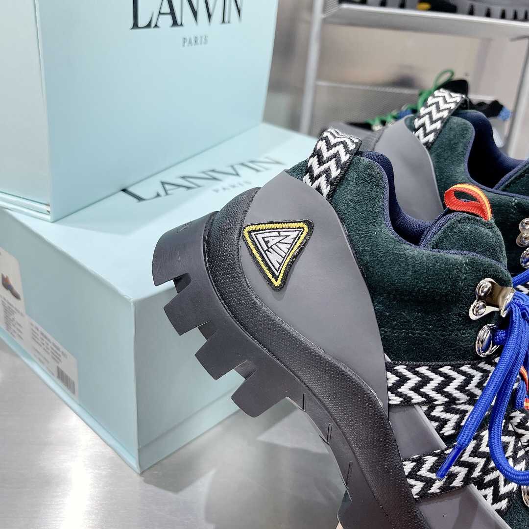 Lanvin Chunky-Sole Lace-Up Sneakers - EUR FASHION