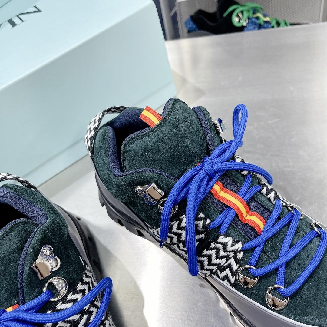 Lanvin Chunky-Sole Lace-Up Sneakers - EUR FASHION
