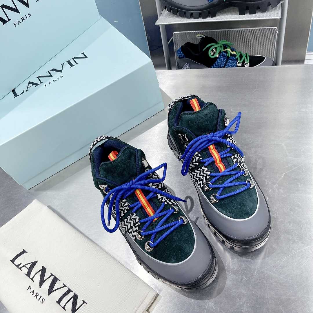 Lanvin Chunky-Sole Lace-Up Sneakers - EUR FASHION