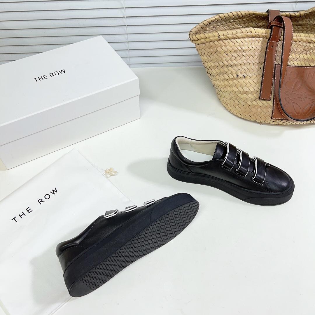The Row Mary H Strappy Sneaker In Leather - EUR FASHION