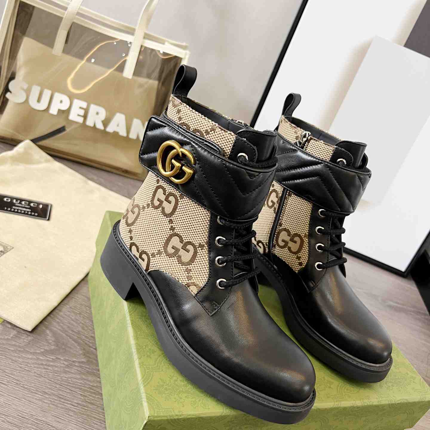 Gucci Women's Ankle Boot With Double G - EUR FASHION