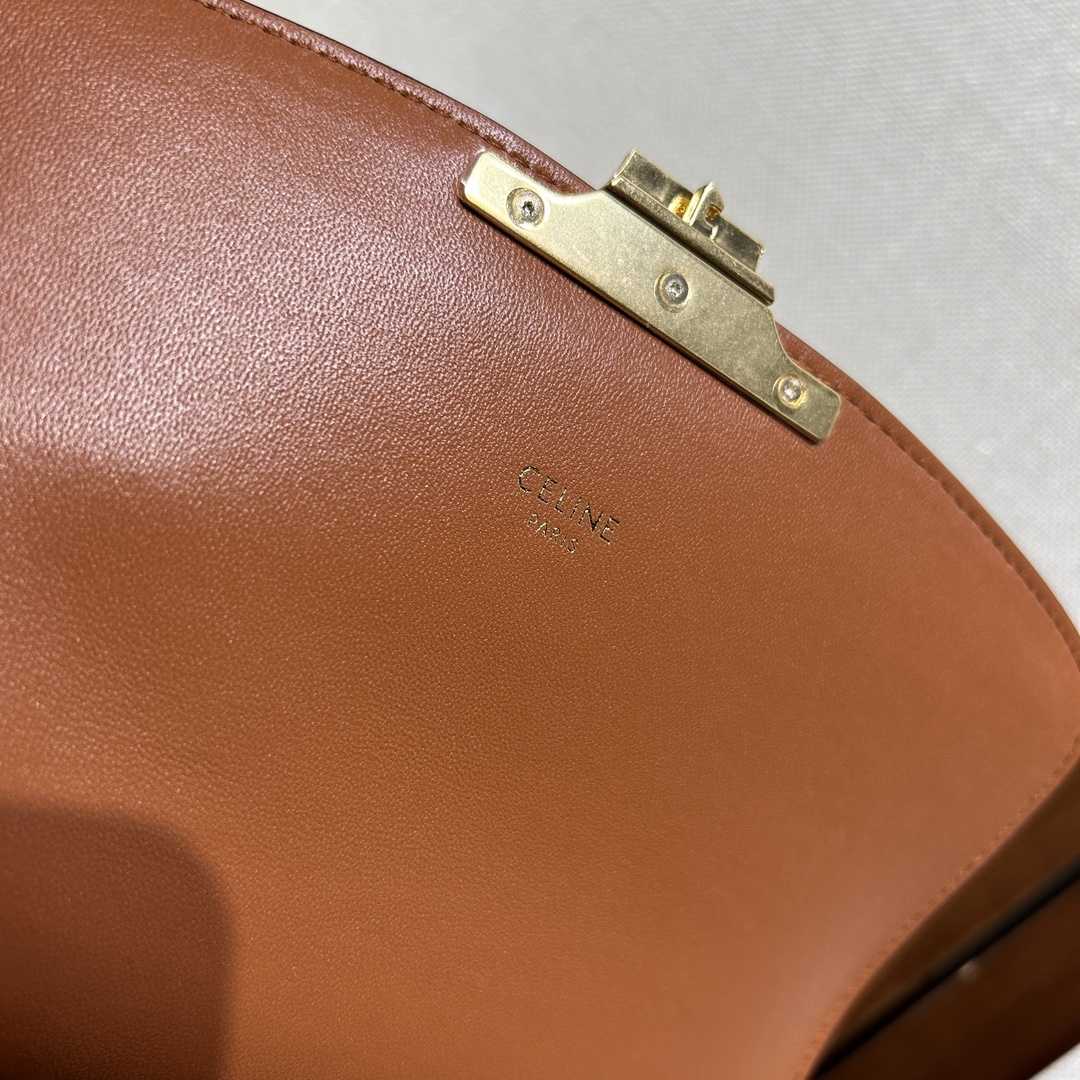 Celine Classique Triomphe Bag In Triomphe Canvas And Calfskin - EUR FASHION