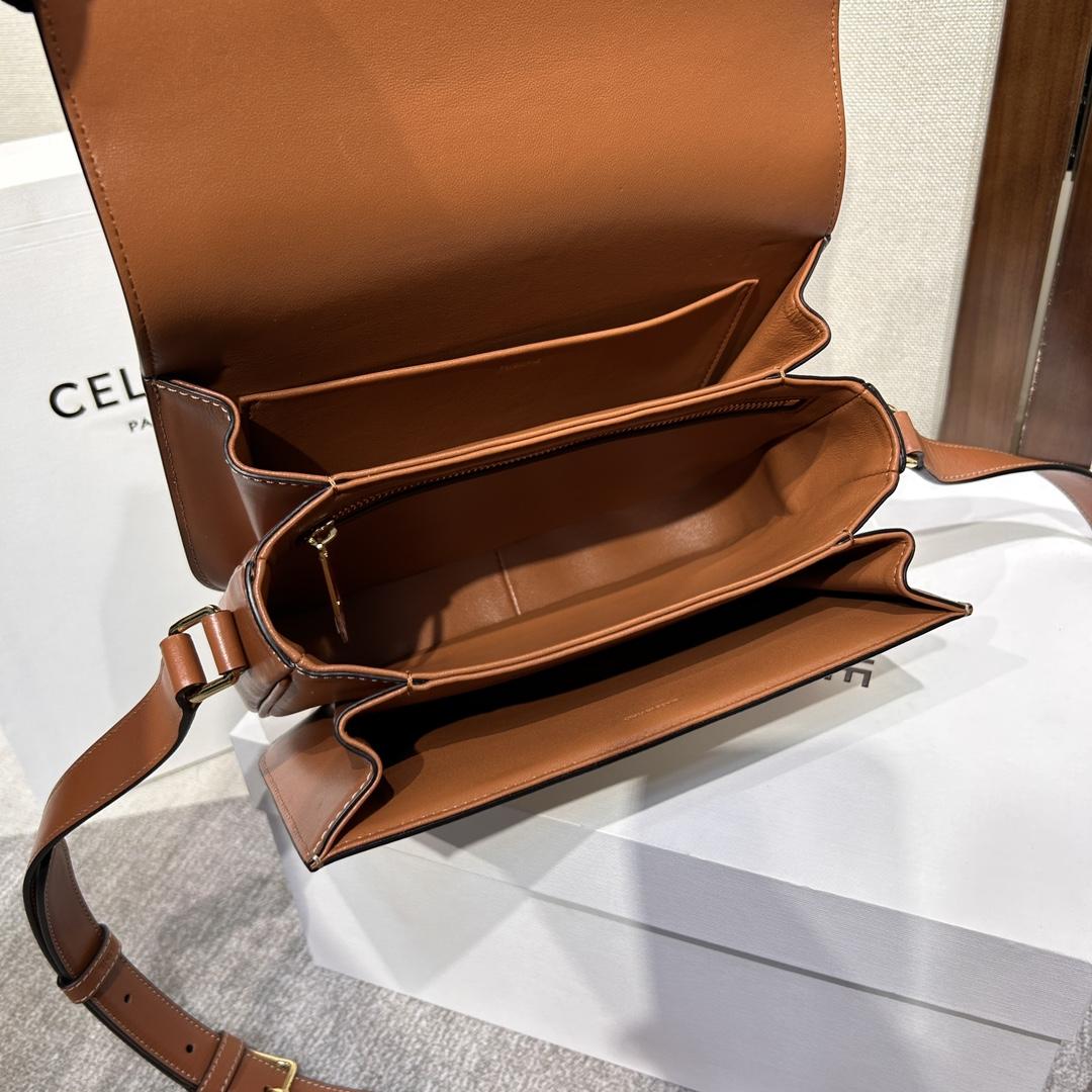 Celine Classique Triomphe Bag In Triomphe Canvas And Calfskin - EUR FASHION