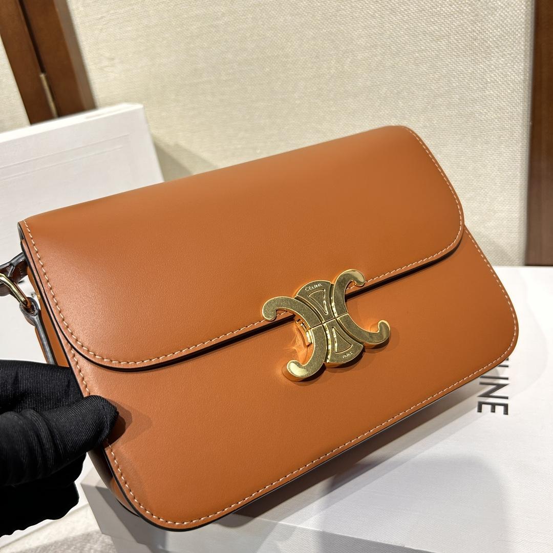 Celine Classique Triomphe Bag In Natural Calfskin     - EUR FASHION