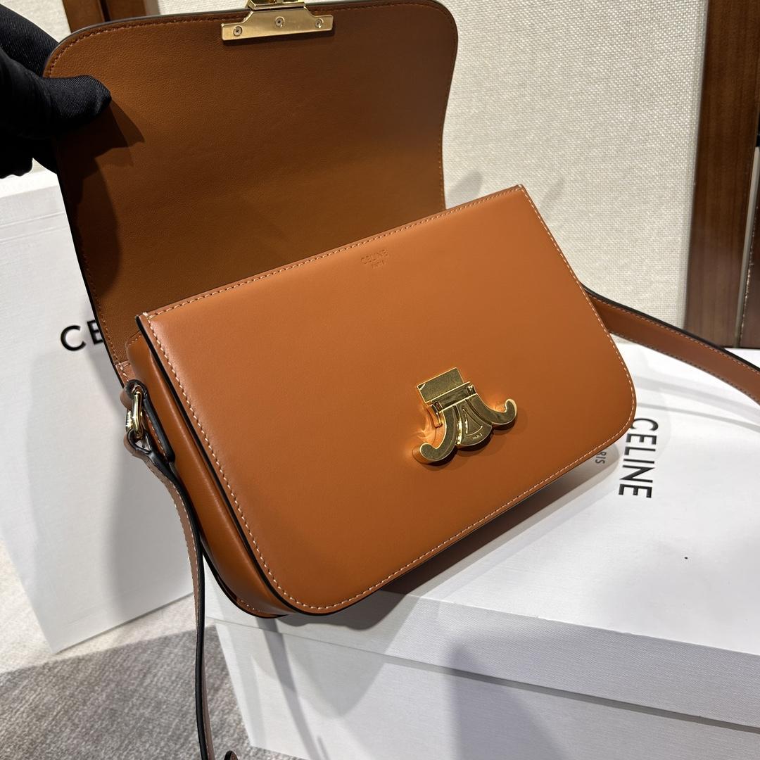 Celine Classique Triomphe Bag In Natural Calfskin     - EUR FASHION