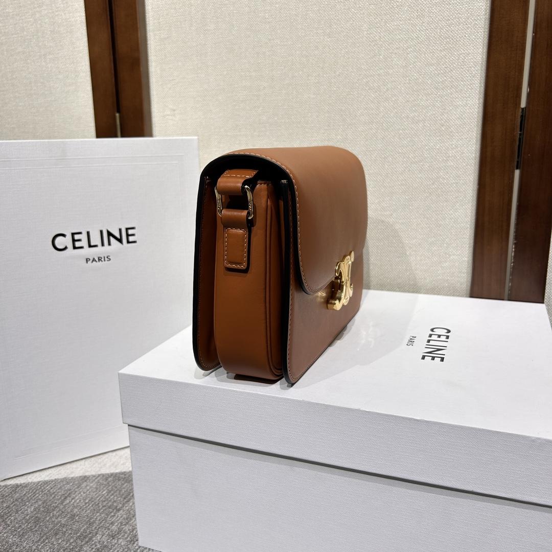 Celine Classique Triomphe Bag In Natural Calfskin     - EUR FASHION