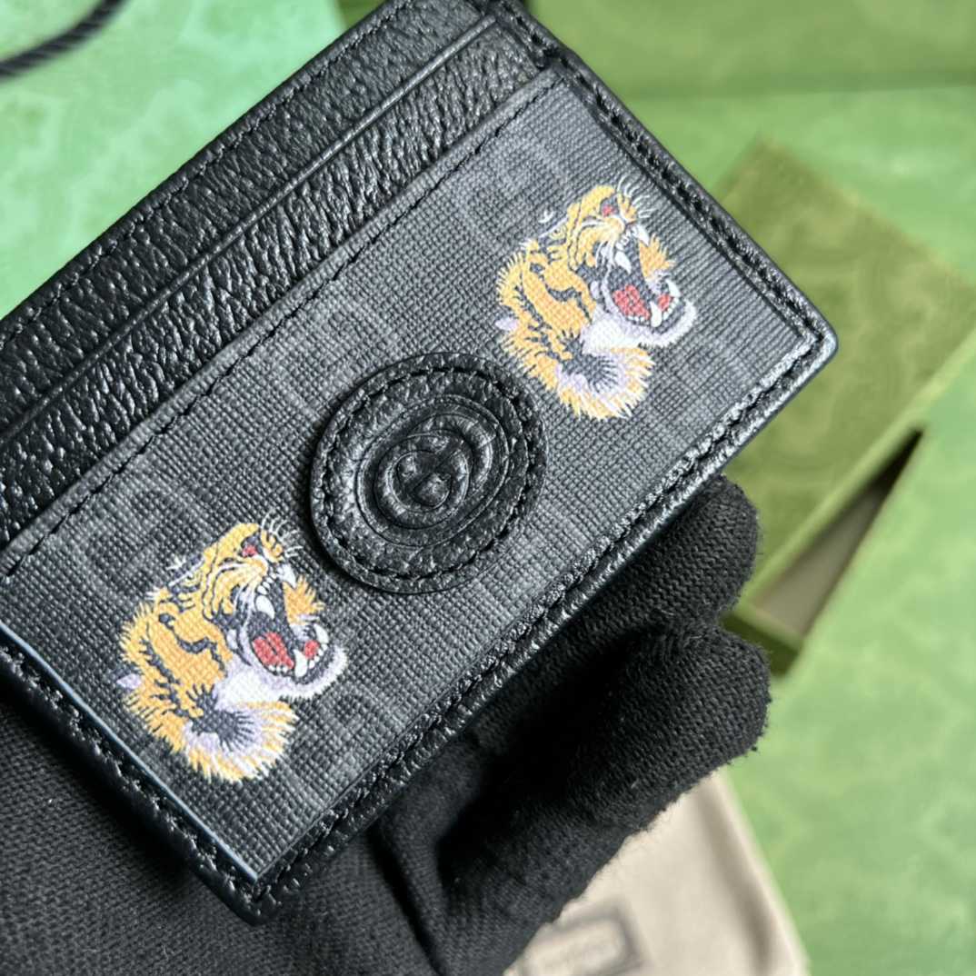 Gucci Card Case With Tiger Print(10-7cm)    - EUR FASHION
