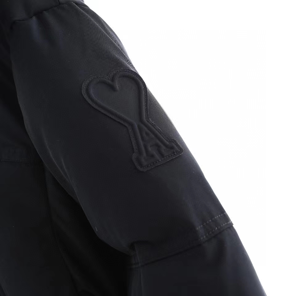 Ami Paris Ami de Coeur-patch padded jacket - EUR FASHION